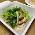 ゆいランラン's cooksnap of when they made お酒のお供に☆蟹と三つ葉の山葵和え.