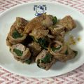 シャネリン's cooksnap of when they made 行者にんにくの肉巻き☆行者ニンニク消費.
