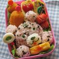 ＴＷＯＨＥＡＲＴＳ's cooksnap of when they made ✿彩りごはんdeトラくん弁当♪.