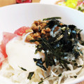 τомоко's cooksnap of when they made まぐろ・納豆・とろろのねばねば丼.