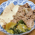 vabochan's cooksnap of when they made 牛肉と青梗菜と豆腐のすき煮.