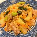 悠LOVE航's cooksnap of when they made ニンニクきかせてスタミナ♪味噌ぶたポテト.
