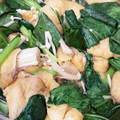 よこやまw's cooksnap of when they made 小松菜と油あげの炒め煮.