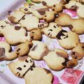 ひとみn♪'s cooksnap of when they made 三色がキュートなミケ猫クッキー.
