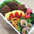 ゆぅまろちゃん's cooksnap of when they made お弁当に＊レンジで簡単まんまるオムレツ.