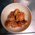 クックUL6AP8☆'s cooksnap of when they made ☆お弁当おかず☆鶏だんごの照焼き.