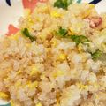 まいにち眠い's cooksnap of when they made 簡単！激うま！たらこバターチャーハン.