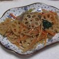 きらり流れ星's cooksnap of when they made 根菜とこんにゃくのきんぴら.