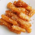 緋蓮。's cooksnap of when they made 長芋のホクカリ甘辛炒め.