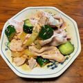 さすらい's cooksnap of when they made やみつき☆豚しゃぶと叩き胡瓜の中華サラダ.