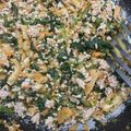 ☆★あーこ★☆'s cooksnap of when they made ひき肉・小松菜・人参・油揚げの野菜炒め煮.