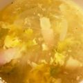 clover55's cooksnap of when they made ◇◆ベーコンと新玉ねぎのふわ卵スープ◆◇.