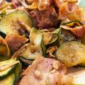 クックE110XL☆'s cooksnap of when they made 簡単！ズッキーニとベーコンのにんにく炒め.