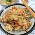 在宅勤務のおじさん's cooksnap of when they made かきあげ丼☆.