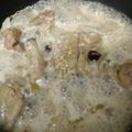 あ's cooksnap of when they made 鶏もも肉と玉ねぎきのこのフライパン煮込み.