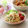 runa10's cooksnap of when they made 子どもも大好き〜☆明太子サラスパ！！.