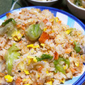 Nya6nya6's cooksnap of when they made 簡単☆レタスと鮭の和風チャーハン.