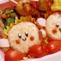 腹ペコかなちゃん's cooksnap of when they made キャラ弁＊星のカービィ♪.