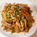 тakuмasa✩。's cooksnap of when they made 揚げない！豚肉とたっぷりキノコの南蛮漬け.