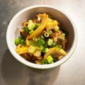 まいママ＊'s cooksnap of when they made お弁当に！豚こまたけのこの青椒肉絲風炒め.