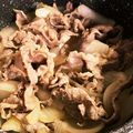 Evaお料理勉強中's cooksnap of when they made 牛小間と玉ねぎで10分そっちのけ牛丼の頭.