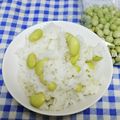 ととろ＆めい's cooksnap of when they made 秘伝豆(乾燥だだ茶豆)の炊き込みご飯.