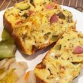 saki1010's cooksnap of when they made ズッキーニとソーセージのケークサレ.