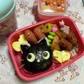 ゆずぽんまん。's cooksnap of when they made 黒猫ちゃんおにぎり＊キャラ弁.