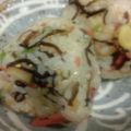 まあしゃんの's cooksnap of when they made ▲紅生姜＊茗荷＊塩昆布のおにぎり▲.