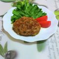 KBBキッチン☆'s cooksnap of when they made うちの味♤大葉香る❣夏の肉汁ハンバーグ.