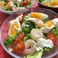フジぽん's cooksnap of when they made 春レタスと海老のクリチソースサラダ.