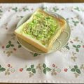yesmama's cooksnap of when they made ネギ一杯ユズ胡椒トースト.