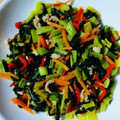 ☆DC6PR4☆'s cooksnap of when they made 小松菜と豚肉の炒め煮.
