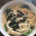 ＭＩ−ＳＡＮ's cooksnap of when they made 5分！わかめとカニカマの卵とじうどん.