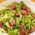 ママメイン！時々子供's cooksnap of when they made 千切りキャベツとウインナーのコンソメ炒め.