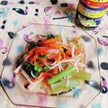 ﾁｲﾁｬﾝﾏﾏ's cooksnap of when they made もやしと葉野菜と鰹節のポン酢和え.
