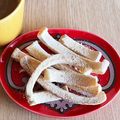 びぃころ's cooksnap of when they made 簡単＆節約！レンジでパン耳きなこラスク風.