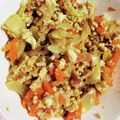 ユッキー1119's cooksnap of when they made 豆腐とベーコンのカレー炒め.