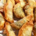 クック75J0LW☆'s cooksnap of when they made えびはんぺん大葉の揚げ餃子.