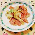 ﾁｲﾁｬﾝﾏﾏ's cooksnap of when they made キャベツとベーコンだけ大蒜醤油炒め.