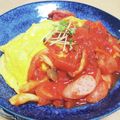 papico_72's cooksnap of when they made きのこたっぷりトマトソースオムライス.