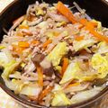 わたさな2016's cooksnap of when they made 鶏ひき肉入り野菜炒め.