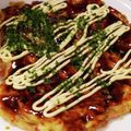 えりこ82☆'s cooksnap of when they made お好み焼き♡市販の千切りキャベツを.