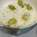 はらたら's cooksnap of when they made 炊飯器にポンでグリンピースごはん.