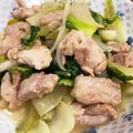 ミアンミアン's cooksnap of when they made 鶏もも肉と新玉ねぎ&チンゲン菜の旨塩炒め.