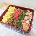 ★RenRen's cooksnap of when they made 簡単！甘辛味三色そぼろ丼.