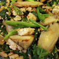 あゆたっくん's cooksnap of when they made 生姜香る♪牛蒡とほうれん草の鶏ひき肉炒め.