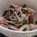 ミロにゃん's cooksnap of when they made ✿竹輪とかいわれの梅ゴマ海苔和え✿.