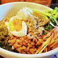 ダッフィーニーうに's cooksnap of when they made ピリ辛‼︎ぶっかけねばサラダうどん.