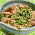 Bowbie's cooksnap of when they made 豆苗と油揚げの煮びたし.